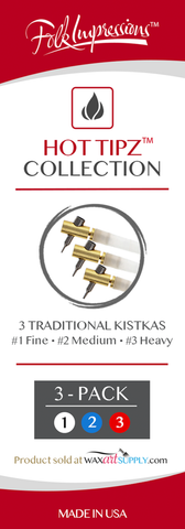 Hot Tipz Almost Electric Traditional Kistka 3 Pack (#1, #2, #3)