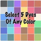 Custom Batik Egg Dye Set of 5